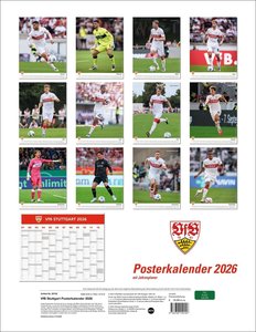 VfB Stuttgart Posterkalender 2026