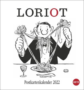Loriot Postkartenkalender 2022