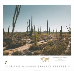 Bikepacking Kalender 2023. Mit dem Rad um die Welt. Großer Wandkalender 2023 mit tollen Fotos von Radtouren rund um den Globus. Fotokalender für alle Fahrradbegeisterten.