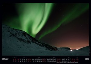 Aurora borealis - Hypnotisierende Schönheit 2022 - Black Edition - Timokrates Kalender, Wandkalender, Bildkalender - DIN A3 (42 x 30 cm)