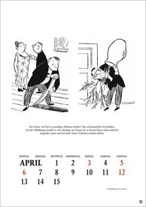 Loriot Heile Welt Halbmonatskalender 2026