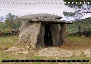Dolmen und Menhire - Megalithkultur in Europa (Tischkalender 2023 DIN A5 quer)