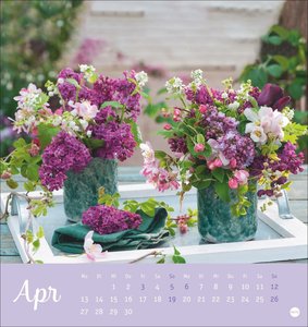 Herzliche Blumengrüße Postkartenkalender 2026