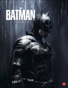 Batman Posterkalender 2023. Cooler Wandkalender mit den 12 besten Filmplakaten für DC-Fans. Kultiger Wandkalender mit Batman und seinen Feinden 34x44 cm.