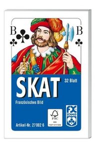 Ravensburger 27002 - Skat, Französisches Bild, 32 Karten in Faltschachtel