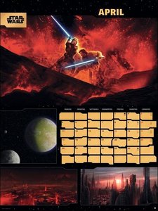 Star Wars Broschur XL Kalender 2022