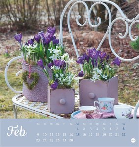 Herzliche Blumengrüße Postkartenkalender 2026