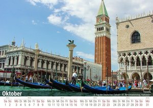 Venedig 2022 - Timokrates Kalender, Tischkalender, Bildkalender - DIN A5 (21 x 15 cm)