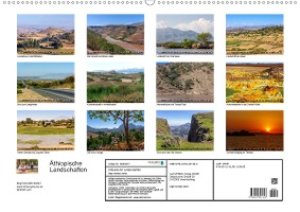 Äthiopische Landschaften (Wandkalender 2021 DIN A2 quer)