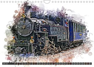 Beeindruckende Dampflokomotiven (Wandkalender 2023 DIN A4 quer)