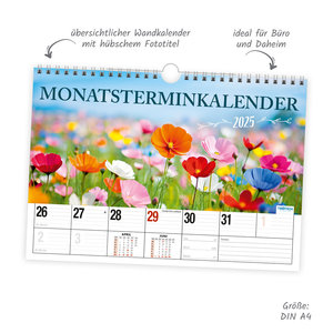 Trötsch Monatsterminer Monatsterminkalender mit Fotocover 2025