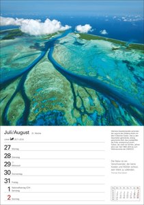 Wunder der Natur Wochenplaner 2026