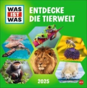 WAS IST WAS Entdecke die Tierwelt Broschurkalender 2025