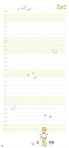 Der Kleine Prinz Familienplaner 2023. Familienkalender mit Motiven aus dem Kinderbuch-Klassiker. Wand-Kalender mit 5 Spalten. Terminkalender für Familien