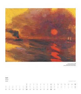 Emil Nolde 2025 – Kunstkalender – Wandkalender im Format 34,5 x 40 cm – Spiralbindung