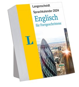 Langenscheidt Sprachkalender Englisch für Fortgeschrittene 2024