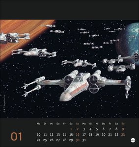 Star Wars Postkartenkalender 2022