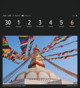 Weltreisen Postkartenkalender 2025 - Kalender mit 53 Postkarten