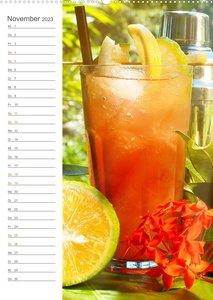 Tropical Cocktails - Erfrischend und fruchtig (Premium, hochwertiger DIN A2 Wandkalender 2023, Kunstdruck in Hochglanz)
