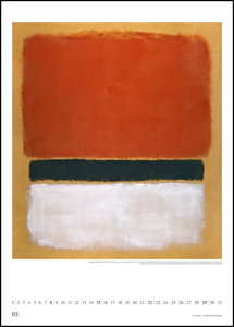 Mark Rothko 2023 - Kunst-Kalender - Poster-Kalender - 50x70