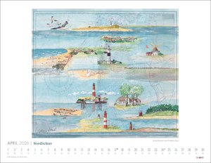 Nordlichter - See(h)karten Kalender 2026
