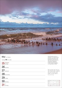 Sylt Wochenplaner 2026 - Eine Reise in 53 Bildern