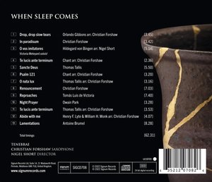 When Sleep comes-Lieder
