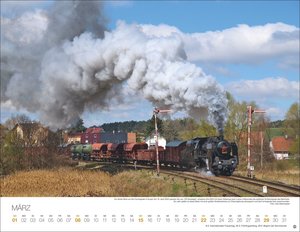 Feurige Dampfloks Posterkalender 2026