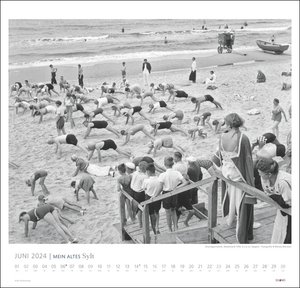 Mein altes Sylt - Bleicke Bleicken Kalender 2024. Der Sylt-Kalender mit den berühmten Schwarz-Weiß-Aufnahmen der Insel. Wandkalender XL für Urlaubsfeeling rund ums Jahr!