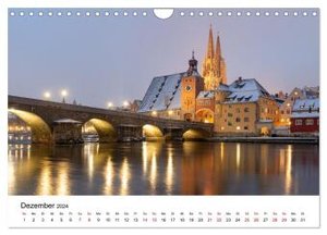 Lichter der Stadt (Wandkalender 2024 DIN A4 quer), CALVENDO Monatskalender