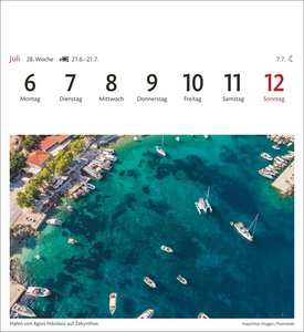 Griechische Inseln Sehnsuchtskalender 2026