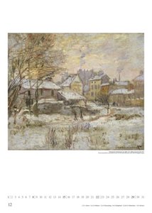 Claude Monet 2024 - Kunst-Kalender - Poster-Kalender - 50x70