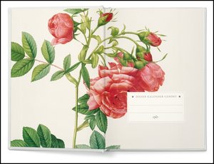 Redoutés Rosen Taschenkalender 2022 - Terminplaner mit Wochenkalendarium - Format 11,3 x 16,3 cm