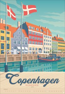 Travel the World Posterkalender 2026
