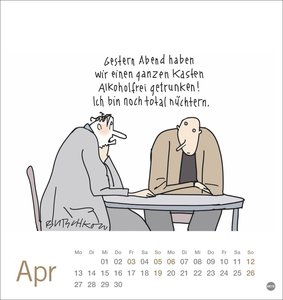 Peter Butschkow: Bier her Postkartenkalender 2026