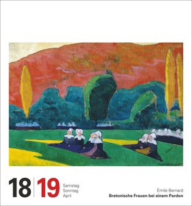 Kunst Tagesabreißkalender 2026 - Kulturkalender - Künstler, Werke, Museen
