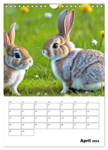 Mit Tieren hinein in das neue Jahr (Wandkalender 2024 DIN A4 hoch), CALVENDO Monatskalender