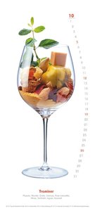 Weinaromen 2025 - Wandkalender - Weinsorten und wonach sie schmecken Hoch-Format 22 x 49,5 cm