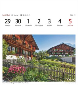 Alpen Sehnsuchtskalender 2026