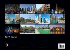 Dubai 2022 - Black Edition - Timokrates Kalender, Wandkalender, Bildkalender - DIN A3 (42 x 30 cm)