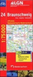 LGN Radwanderkarte Niedersachsen - Braunschweig