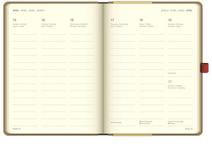 Gustav Klimt 2025 - Buchkalender - Taschenkalender - Kunstkalender - 16x22