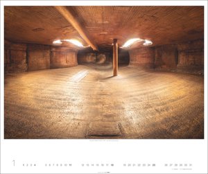 Architecture in Music Kalender 2026 - Musikinstrumente von innen