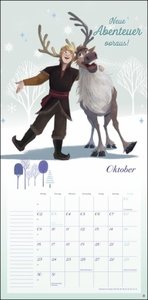 Die Eiskönigin 2 Broschurkalender 2023. Olaf, Elsa und ihre Freunde in einem praktischen Kalender mit Platz für Termine und coolen Bildern aus dem Film. Wandplaner für Eisprinzessinnen!