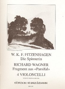 Die Spinnerin op.59,2 Fragment aus 'Parsifal' für 4 Violoncelli