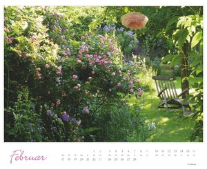 Im Rosengarten 2025 - DUMONT Garten-Kalender - Querformat 52 x 42,5 cm - Spiralbindung