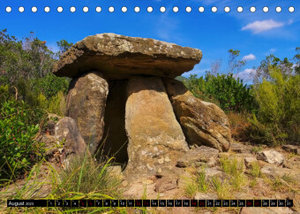 Dolmen und Menhire - Megalithkultur in Europa (Tischkalender 2023 DIN A5 quer)