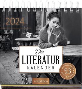 Postkartenkalender Der Literaturkalender 2024