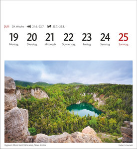 Kanada Sehnsuchtskalender 2027 - Wochenkalender mit 53 Postkarten