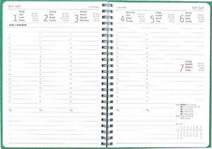 Wochenplaner Nature Line Forest 2024 - Taschen-Kalender A5 - 1 Woche 2 Seiten - Ringbindung - 128 Seiten - Umwelt-Kalender - mit Hardcover - Alpha Edition